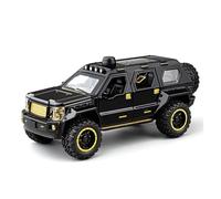 AUDSNI Modelo De Automóvile 1:24 para George para Patton Adornos De Coches A Escala De Aleación Fundida A Presión Coche Diecast a Escala(Glossy Black)