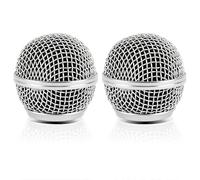 AUEAR, Paquete de 2 Cabezales de Bola para Parrilla de micrófono, Repuesto para SM58 BETA58 SM58LC SA-M30 SV100 RK143G Pgx2 Slx2