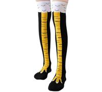 AUEFUDQ chicken leg socks chicken costume adult leg knee high socks calf funny for women men kids