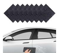 AUEFUDQ Nano Sparkle Cloth, 8 Paños Nano Magic Cloth, Nanosparkle Paño Quita Ralladuras, Paño Reparador Arañazos Coche, para Reparar Rayones de Pintura y Manchas de Agua.