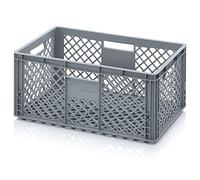 Auer Euro Contenedor perforado EO 64/27 Caja de panadería 60 x 40 x 27 cm, 54 L de almacenamiento y transporte apilable