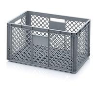 Auer Euro Contenedor perforado EO 64/32 Caja de panadería 60 x 40 x 32 cm Caja 64 L Cesta apilable y de transporte