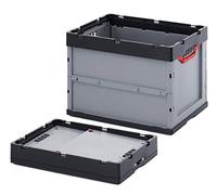 Auer Packaging Caja plegable 60 x 40 x 42 | estable y robusta caja plegable para aplicaciones profesionales, sin tapa, apilable