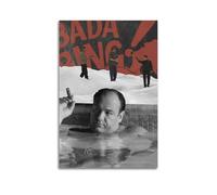 AUEYQWHE Póster de Soprano para pared, diseño estético de portada, para sala de estar, dormitorio, 60 x 90 cm, estilo sin marco