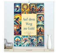 Auf dem Weg zu Gold - Ein Jahr mit Olympischen Sportarten (hochwertiger Premium Wandkalender 2026 DIN A2 hoch), Kunstdruck in Hochglanz: verschiedene Olympische Sportarten mit Sportlern in Aktion