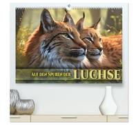 Auf den Spuren der Luchse (hochwertiger Premium Wandkalender 2026 DIN A2 quer), Kunstdruck in Hochglanz: Stimmungsvolle Bilder einzigartiger Einblicke in das verborgene Reich eines scheuen Jägers