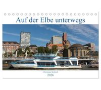Auf der Elbe unterwegs (Tischkalender 2026 DIN A5 quer), CALVENDO Monatskalender: Auf der Elbe gibt es immer was zu entdecken