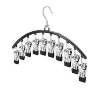 Aufbewa - Percha para ropa o ropa con clips de goma, organizador de secado plegable para pantalones, vaqueros, leggings