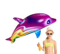 Aufblasbare Delfine Für Den Pool | -Pool-Party-Dekoration | Große Cartoon-Partydekoration - Niedliches Outdoor-Strandspielzeug, Farbenfrohes Poolspielzeug Für Party