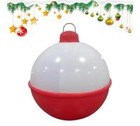 Aufblasbare Weihnachtskugeln Für Den Baum | 60 Cm Große Outdoor Weihnachtsanhänger - Aufhängbare Weihnachtsdekoration | Für Dachvorsprünge Geländer Zweige Rasen Wohnzimmer Schlafzimmer Arbeitszimmer