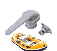Aufblasbares Boot Luftventil - Ersatzventil Kanu Verschleißfest Doppeldichtung PVC | Bootsventil Hochdruck 8-Loch Schraubenschlüssel Paddelboard Kajak Schlauchboot | Fluss See Camping Angelausflüge W