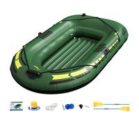 Aufblasbares Rafting - Aufblasbares Flussfloßboot, langlebiges PVC-Material, robuste Luftkammern | Ideal für Wildwasserabenteuer, Wassersport im Freien, Angelausflüge und Familienspaß Am See