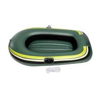 Aufblasbares Schlauchboot 1-Person, Rutschfestes Badeboot 140x90cm Set