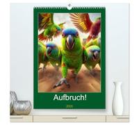 Aufbruch! (hochwertiger Premium Wandkalender 2026 DIN A2 hoch), Kunstdruck in Hochglanz: Ein aufregender Tierkalender, erleben Sie die faszinierende ... Nashörnern bis zu galoppierenden Elefanten!