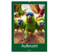 Aufbruch! (Wandkalender 2026 DIN A2 hoch), CALVENDO Monatskalender: Ein aufregender Tierkalender, erleben Sie die faszinierende Welt der Tierrennen in ... Nashörnern bis zu galoppierenden Elefanten!