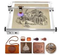 Aufero Laser 2 Grabador láser, Grabador láser de diodo de 2,1 W, máquina grabadora láser para madera/cuero, superficie de grabado 390 x 390 mm, máquina grabadora láser para principiantes