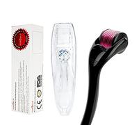 Aufgeld AG540 Titanium Microneedle 1.0mm Derma Roller Skin Care for Face Facial Wrinkles Hair Loss Stretch Marks Hair Regrowth Micro Needles Professional Microneedling Derma Needling