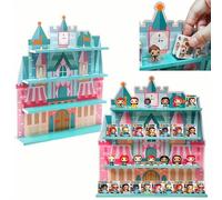 AUFGELD Soporte de pantalla compatible con Funko Bitty Princesses Series, soporte de pantalla para Bitty Pops Princess, Wallmountable Bitty Shelves