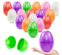 AUFIKR 6-Color 3.2" Huevos de Pascua tratados para el Relleno, Pascua Tema Partido Favor, Persiguiendo Huevos de Pascua, Relleno de Cesta, Precio de Aula (24)