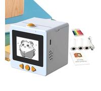 Aufkleber-Drucker für Kinder - KI-Sprachaktiviert Tragbar Ohne Tinte | Thermodirektdrucker für Schule Wohnheim Uni Handwerk Büro | Für Zuhause Schule Büro Uni Wohnheim Basteln DIY Sticker, Label Maker