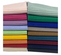 aufodara 18 Piezas Tela de Pana 28x30cm Telas Patchwork para DIY Hecho a Mano Costura Almacenamiento Bolsa de Tela Coleteros Quilting Scrapbooking Diseños Diferentes