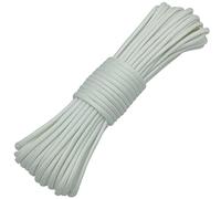 aufodara Cordones de paracord de 4 mm, luminosos que brillan en la oscuridad, cuerda paracord, 9 hebras de núcleo, hecha a mano, para pulsera, llavero, colgante, cuerda de tienda de campaña, 15