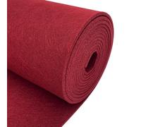 aufodara Tela de Fieltro 30cm x 250cm x 3mm Rollo de Fieltro de Poliéster para Manteles Fieltro, Bolsa de Fieltro, Manualidades de Costura, Jardín Disco de Mantillo Fieltro (Burdeos)
