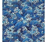 Aufodara Telas al Metre Estilo Japonés Tejido DIY Costura para Decorar Patchwork Ropa Mantel de Mesa Cortina Tejido de Coser, Ancho 145 cm (50 x 145 cm, Color-04 #)