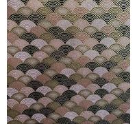 Aufodara Telas al Metre Estilo Japonés Tejido DIY Costura para Decorar Patchwork Ropa Mantel de Mesa Cortina Tejido de Coser, Ancho 145 cm (50 x 145 cm, Color-01 #)