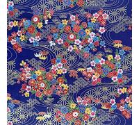 Aufodara Telas al Metro Estilo Japonés Tejido DIY Costura para Decorar Patchwork Ropa Mantel de Mesa Cortina Tejido de Coser, Ancho 145 cm (100 x 145 cm, Color-08 #)