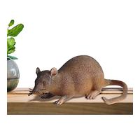 Aufquwk 2 Juguete de ratón Falso - Ratón simulado de Halloween,Juguete de Ratones Falsos de ratón Falso Espeluznante, Accesorios de Fiesta de Halloween, Juguetes de Broma para niños y Adultos