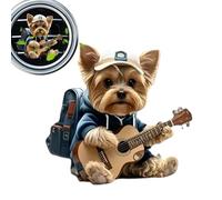 Aufquwk Ambientadores para Vehículos - Difusor Divertido De Acrílico Plano | Ambientador Decorativo de Perro Mono para Viaje Ruta Trabajo Verano Noche