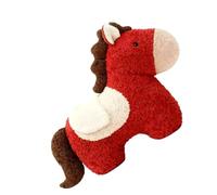 Aufquwk Caballo De Peluche | Muñeca Decorativa Tierna - Animal De Peluche Suave,para Adultos Niños Familias Coleccionistas Juego Simbólico Cumpleaños Año Nuevo Decoración De Habitaciones