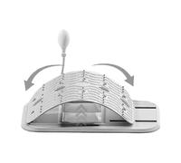 Aufquwk Estirador De Espalda - Dispositivo Ergonómico Para Tracción Y Masaje,Estirador De La Columna Lumbar Inferior | Para Ejercicio De Hombro, Escoliosis, Oficina, Viaje, Yoga, Meditación