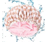 Aufquwk Gorro De Ducha - Gorro de Baño Impermeable Elástico y Reutilizable | Gorros Para Banera Y Ducha | para Uso en Viajes, Hogar, Exterior, Escuela, Novia, Esposa, Amiga, Hermana, Hija