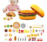 Aufquwk Juguetes de Comida - Alimentos Juguete Cocina | Juguete Sensorial Didáctico para Cumpleaños Aula Guardería Interior y Exterior