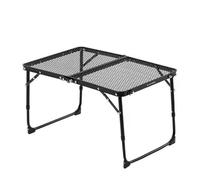 Aufquwk Mesa de Parrilla Plegable, Mesa al Aire Libre Plegable | Tablas de Parrilla Que no Son de Deslizamiento para el Exterior | Estación de Cocina portátil de Servicio Pesado para la Fiesta de