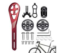 Aufquwk Soporte para Ciclocomputador - Brazo Extendido para Ciclismo - Montura En Manillar con Aleación De Aluminio para Ciclocomputador | para Camara De Accion Linterna Bicicleta Carretera Exterior