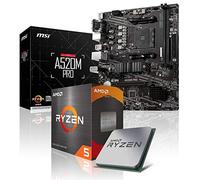 Aufrüst-Kit Bundle AMD Ryzen 5 5600GT 6x 4.6 GHz, 8 GB DDR4, A520M-A Pro, totalmente ensamblado, incluye actualización de BIOS y probado