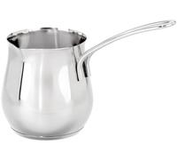 Cilio 299618 Professional - Jarra para espuma de leche (75 cl) | Apta para inducción, diámetro de 8 cm, apto para lavavajillas, ideal para espuma de leche perfecta de calidad barista