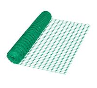 Aufun 30m barrera valla pastos red de protección hecha de plástico PE perro valla de advertencia valla de construcción valla juego valla red de seguridad para la familia, área pública, verde