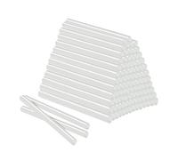 AUFUN Barras de cola 11mm x 200mm Barras de pegamento caliente 100 Piezas Barra Silicona Palos de repuesto para pistola - Semi-transparente, 2KG