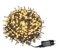 Aufun LED Guirnalda de Luces exterior, 80m, 800 LED cadena de luz exterior luces de Navidad a prueba de agua IP44 con 8 modos de luz - para boda, fiesta, jardín (Blanco cálido)