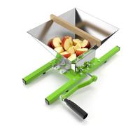 Aufun Molino De Frutas 7L, Triturador De Frutas De Acero Inoxidable | Molino De Uvas, Prensa Manual De Frutas Con Manivela (Molino De Frutas 7L)