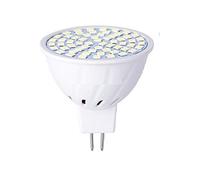 AUFWH （1PCS） Bombilla LED MR16 Spot E27 Lampada LED Corn Lamp 220V E14 Foco GU10 Bombillas LED GU5.3 48 60 80LEDS Lampara B22 5W 7W 9W-MR16 80 leds 220V_blanco