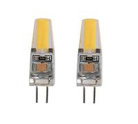 AUFWH 2 unids/lote LED G4 G9 E14 3W 6W Bombilla AC/DC 12V 220V Lámpara LED COB Foco Araña Reemplazar lámparas halógenas Blanco frío/cálido-G4-3W-220V_Blanco cálido