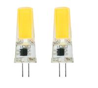 AUFWH 8 unids/lote LED G4 G9 E14 3W 6W Bombilla AC/DC 12V 220V Lámpara LED COB Foco Araña Reemplazar lámparas halógenas Blanco frío/cálido-G4-6W-AC/DC-12V_Blanco frio