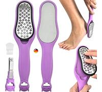 Augcomre Callus Remover Foot Files Hard Skin Removedor de callos Limas para el cuidado de los pies Pedicure Care Set (morado)