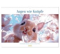 Augen wie Knöpfe (Wandkalender 2026 DIN A3 quer), CALVENDO Monatskalender: Augen wie Knöpfe ist eine zauberhafte Sammlung von Momenten, in denen die ... Augen direkt in die Kamera schauen.