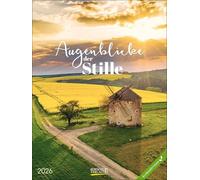Augenblicke der Stille 2026: Foto-Wochenkalender mit Platz für Notizen. Klimaneutrale Herstellung.